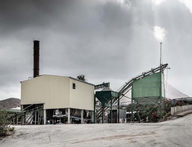 Asphalt products production unit